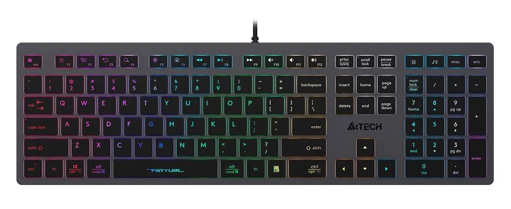 Проводная игровая клавиатура A4Tech Fstyler FX60 Black