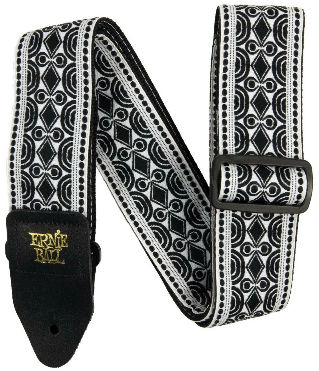 Ремень для гитары ERNIE BALL 5319 Beatnik Black Jacquard регулируемый 104 см цветной