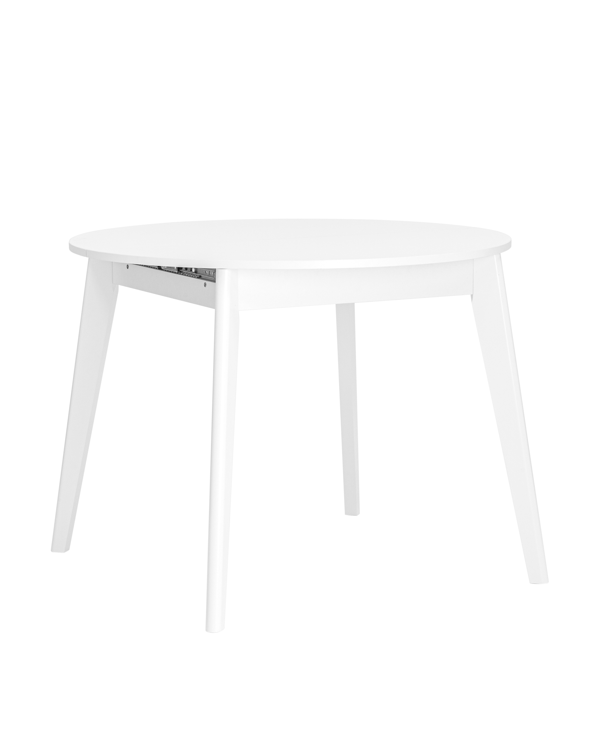 фото Стол rondo, 100-135*100, белый stool group