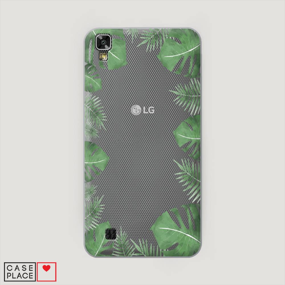 

Чехол Awog на LG X Power (K220DS) "Листья папоротника рамка", Зеленый, 82350-8