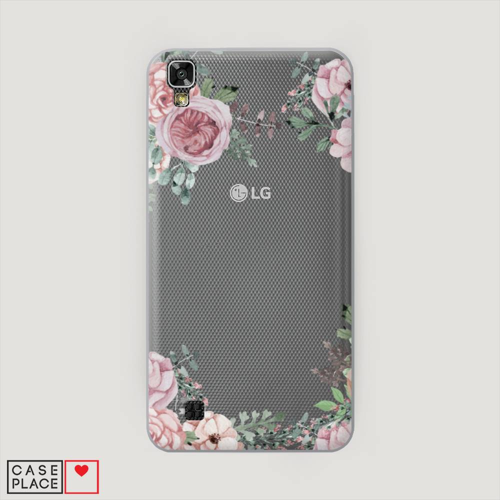 

Чехол Awog на LG X Power (K220DS) "Нежные розы акварель", Прозрачный;розовый;зеленый, 82350-8