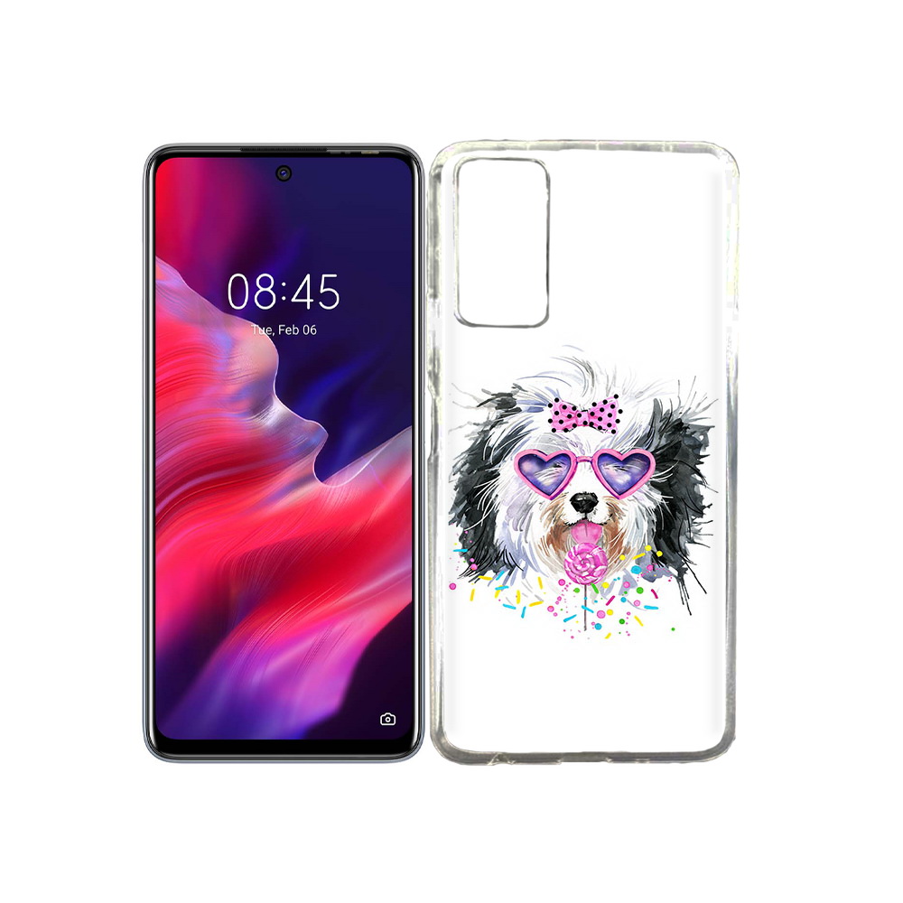 

Чехол MyPads Tocco для Tecno Pova 2 пушистик, Прозрачный, Tocco