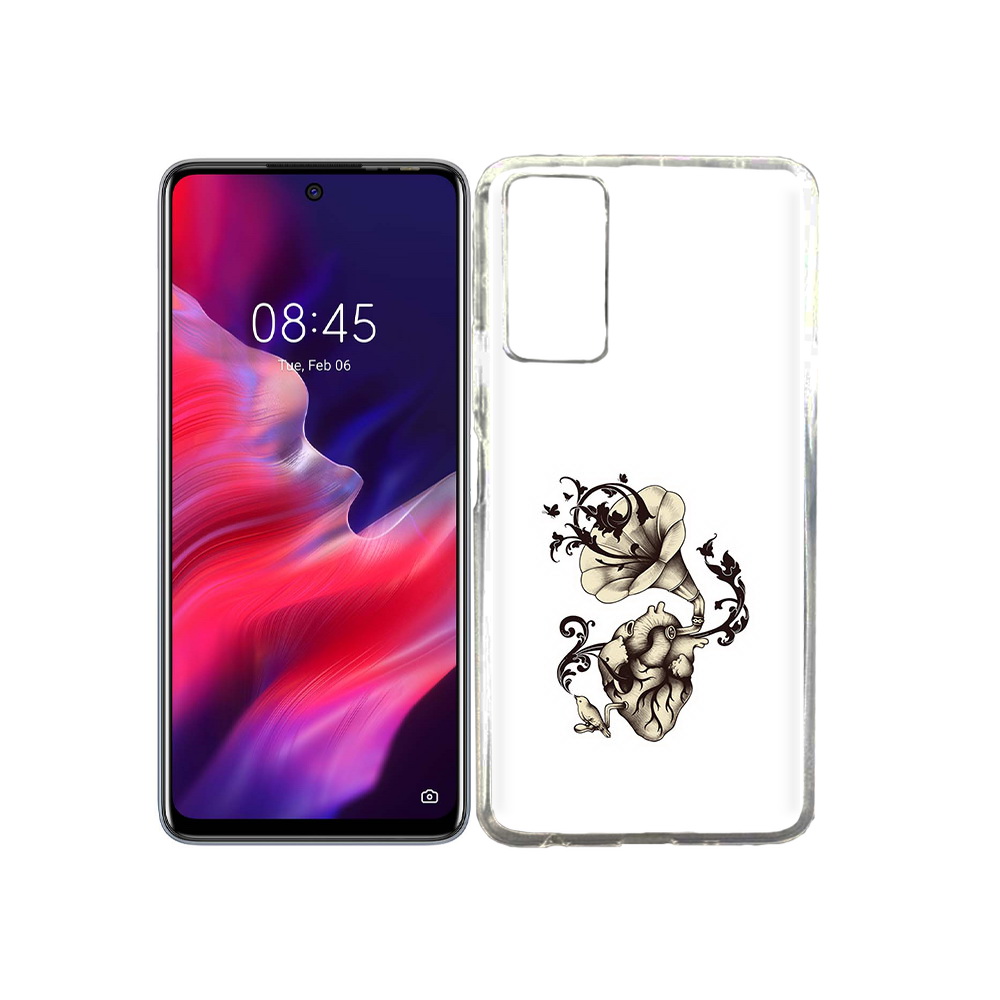 

Чехол MyPads Tocco для Tecno Pova 2 Граммофон, Прозрачный, Tocco