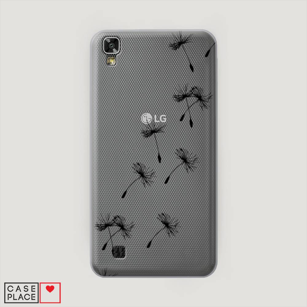

Чехол Awog на LG X Power (K220DS) "Летящие одуванчики", Черный, 82350-8