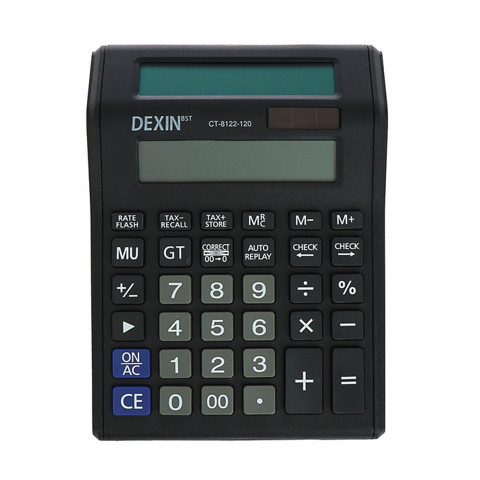 

Калькулятор настольный, 12-разрядный, CT-8122-99, двойное питание, двойной циферблат