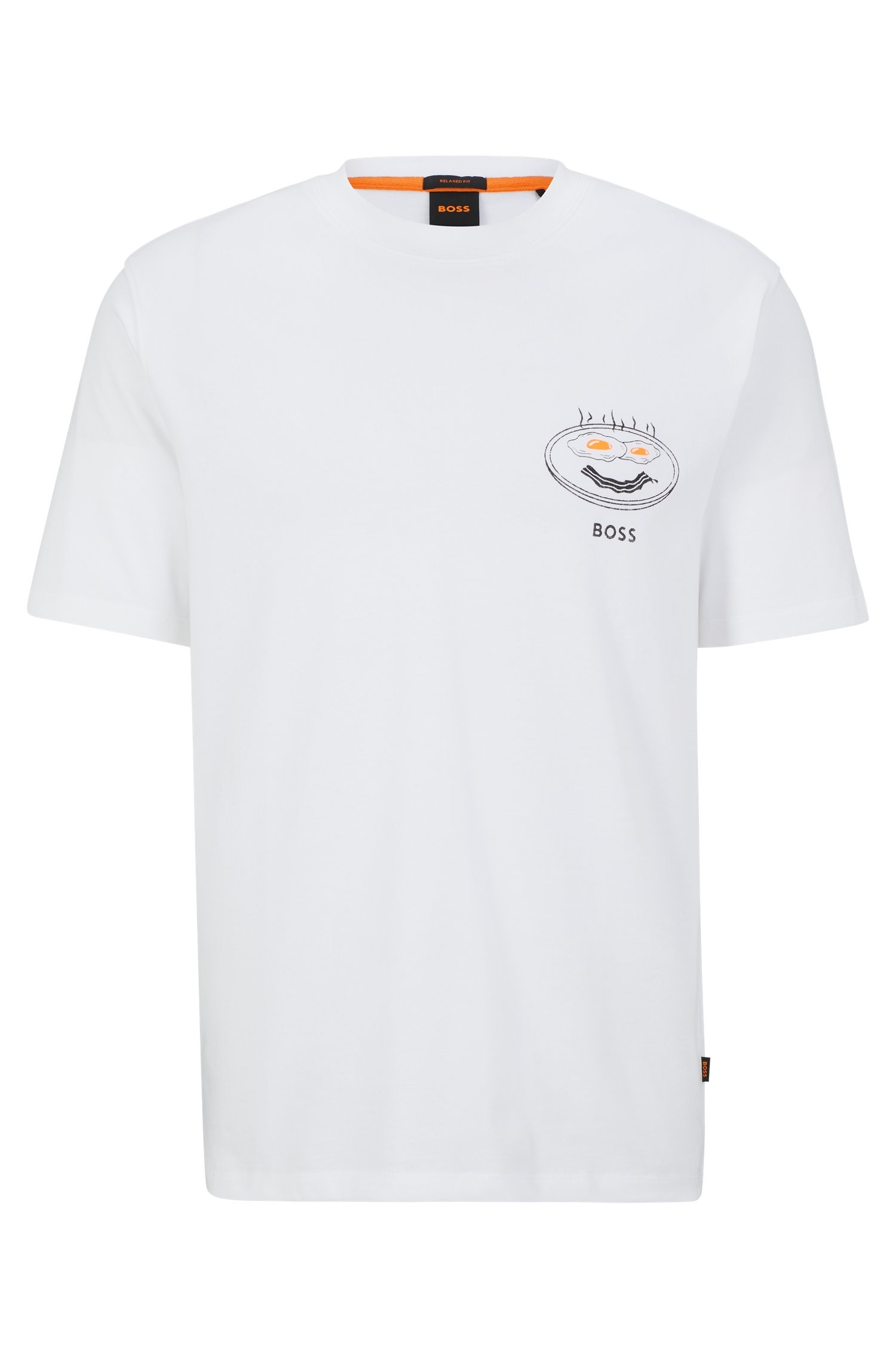 

Футболка мужская BOSS 50491740 белая XXL, Белый, 50491740