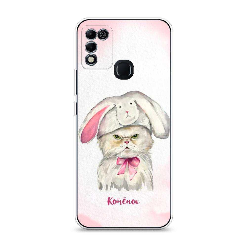 

Чехол для Infinix Hot 10 Play/11 Play "Мой котёнок", Розовый;серый, 3100850-1