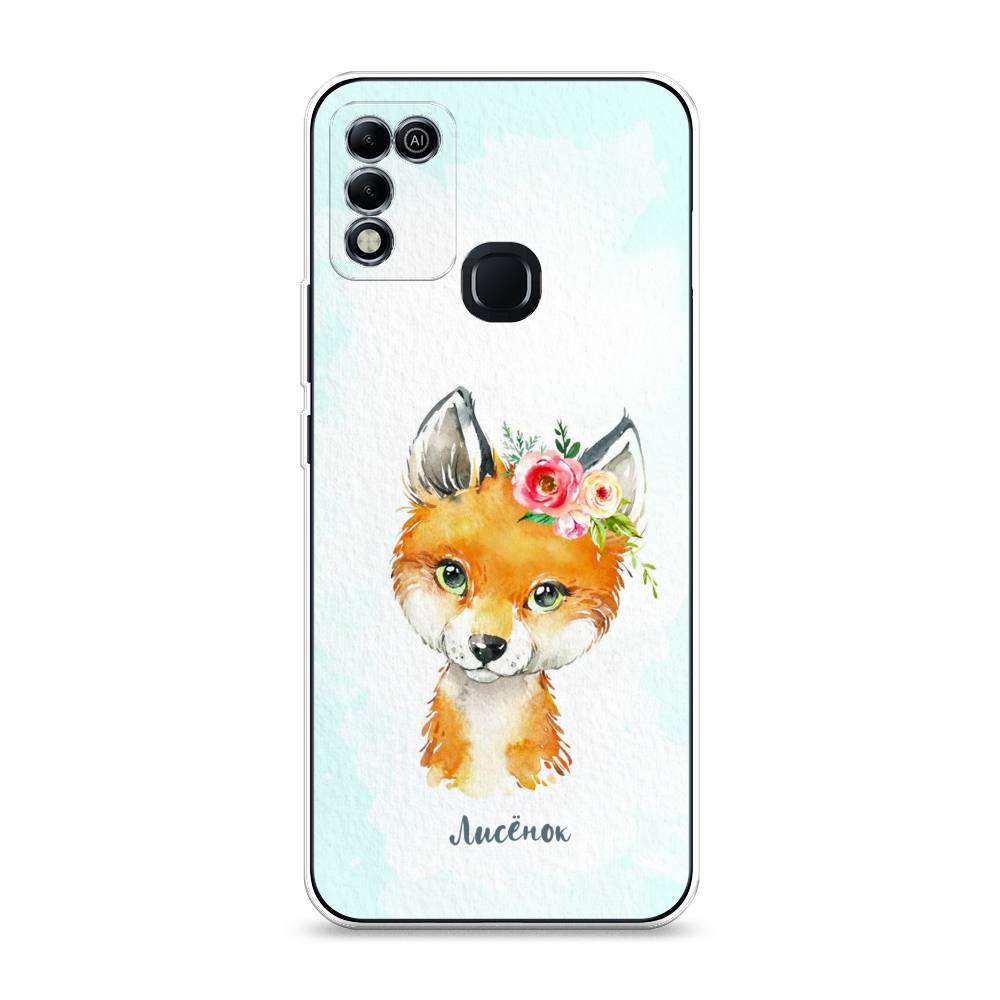

Чехол для Infinix Hot 10 Play/11 Play "Мой лисёнок", Голубой;оранжевый, 3100850-1