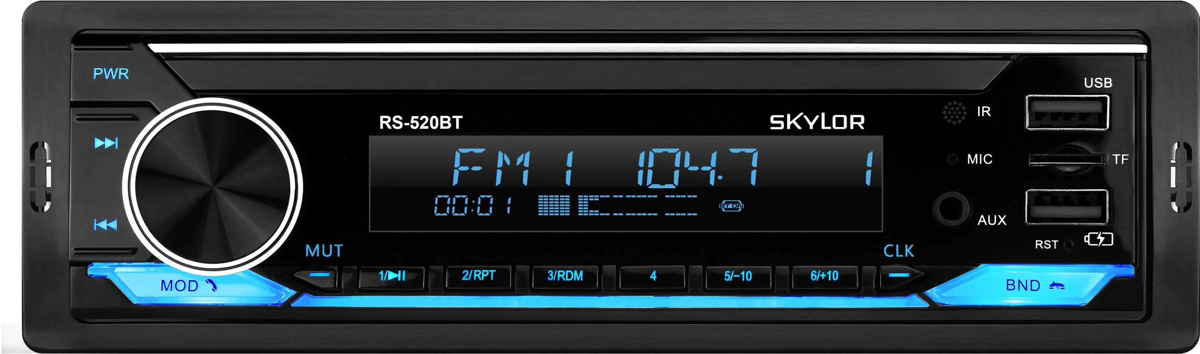 Автомагнитола SKYLOR RS-520BT MULTICOLOR