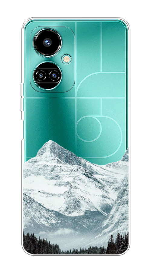 

Чехол на Tecno Camon 19/19 Pro 4G "Горы арт 1", Белый;зеленый, 301650-2