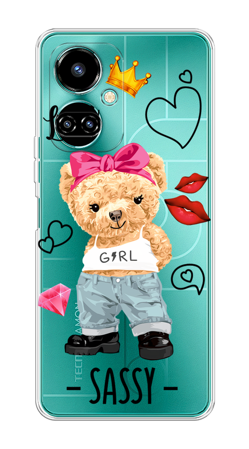 

Чехол на Tecno Camon 19/19 Pro 4G "Sugar Mommy", Голубой;белый;розовый, 301650-6