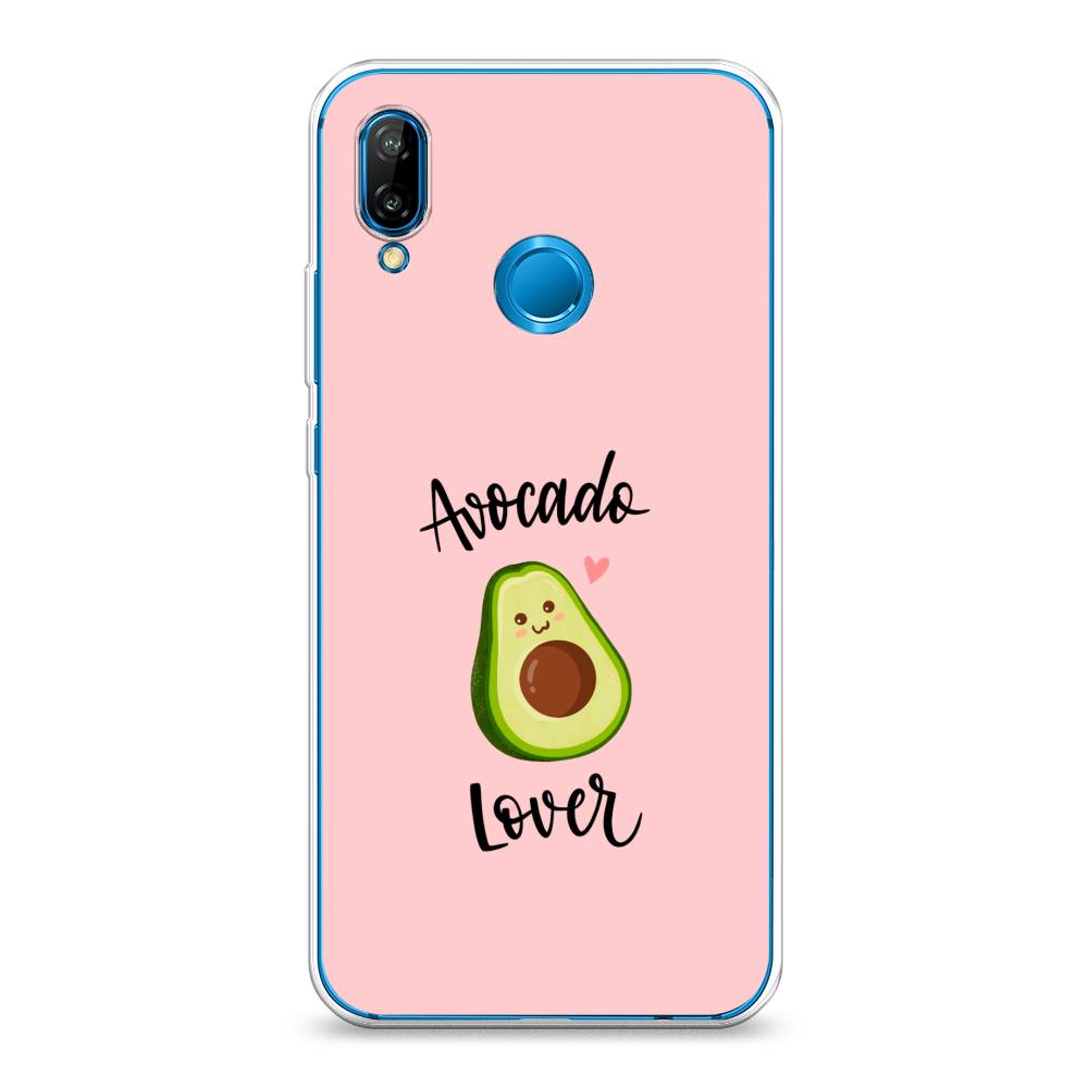 

Чехол на Huawei Nova 3E "Avocado lover", Розовый;зеленый, 65650-6