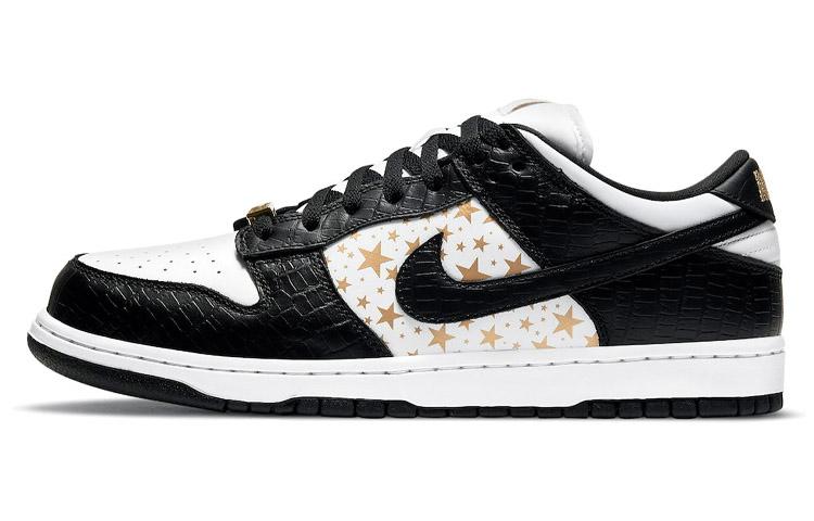 

Кеды унисекс Nike Supreme x Nike Dunk SB Black Stars черные 44.5 EU, Черный, Supreme x Nike Dunk SB Black Stars