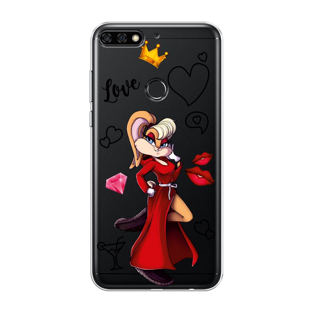 

Чехол на Honor 7C Pro "Rich Lola Bunny", Красный;бежевый;оранжевый, 65550-6