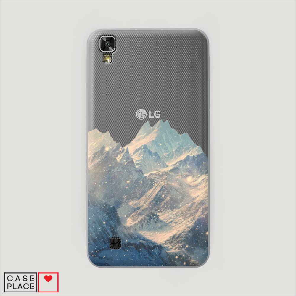 

Чехол Awog на LG X Power (K220DS) "Горы арт 2", Серый, 82350-10