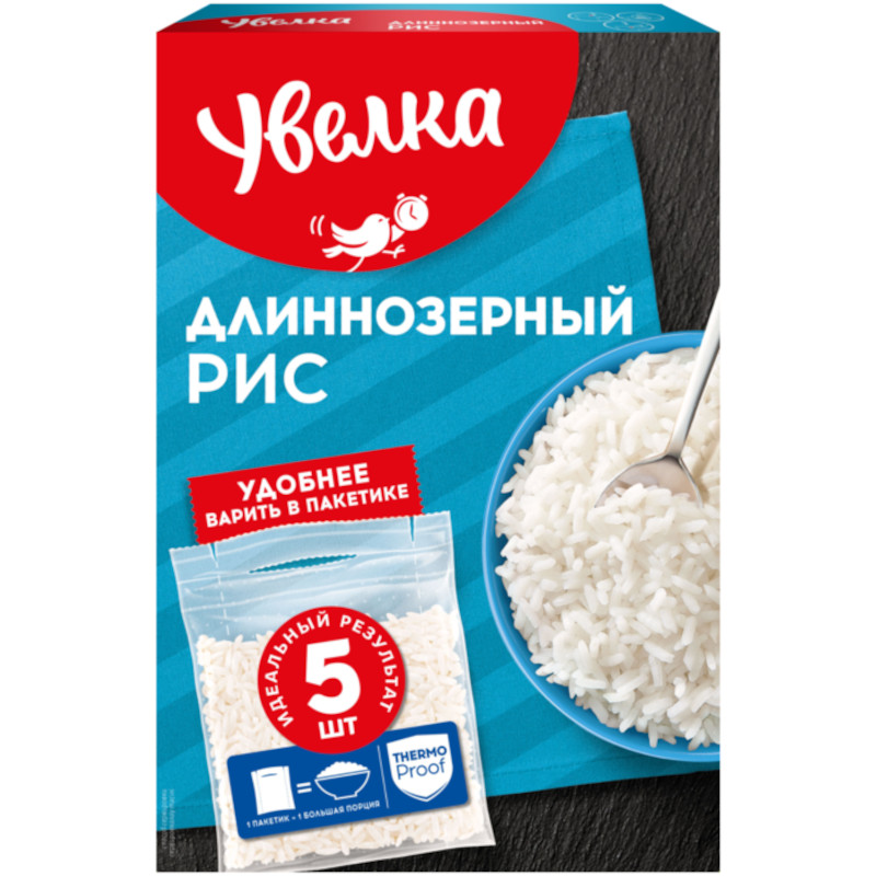

Рис Увелка длиннозерный в варочных пакетиках 500 г