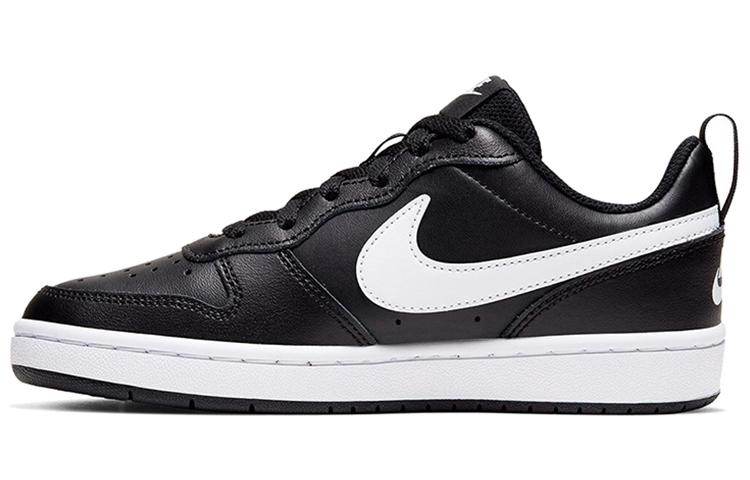 

Кеды унисекс Nike Court Borough Low 2 GS черные 38.5 EU, Черный, Court Borough Low 2 GS