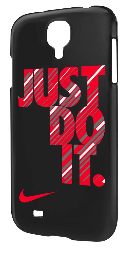 Чехол NIKE Swift Just Do It Hard Phone Case SAM S4 BLACK/UNIVERSITY RED