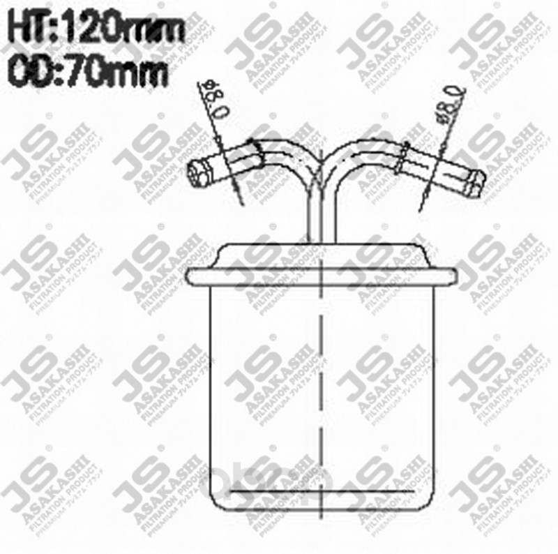 

Фильтр топливный Subaru Forester/Impreza/Legacy 1.6i-2.0i FS317J (JS Asakashi)