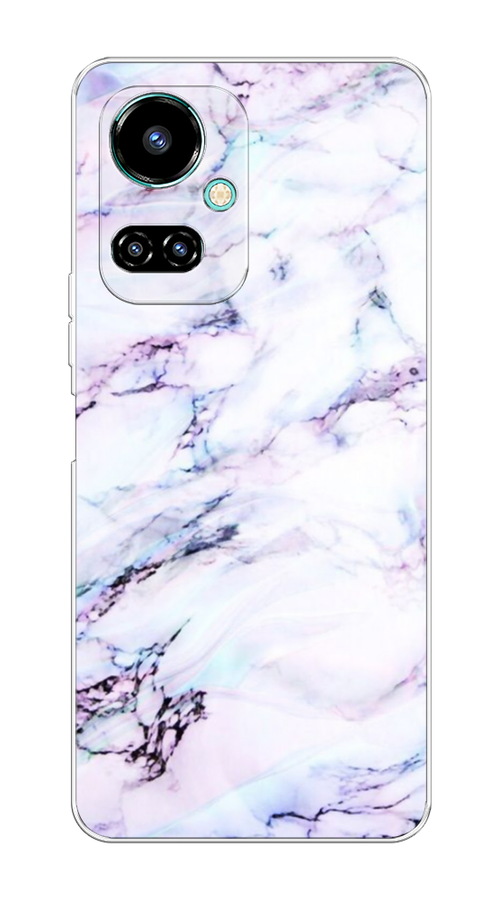 

Чехол на Tecno Camon 19/19 Pro 4G "Радужный мрамор", Серый;фиолетовый, 301650-3