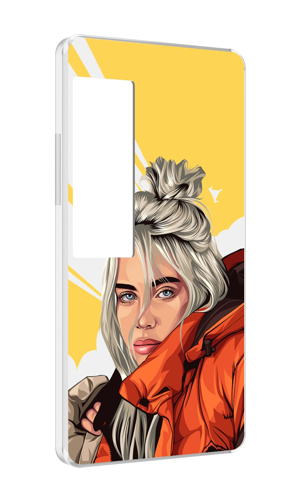 

Чехол MyPads билли-айлиш-в-куртке для Meizu Pro 7 Plus, Прозрачный, Tocco