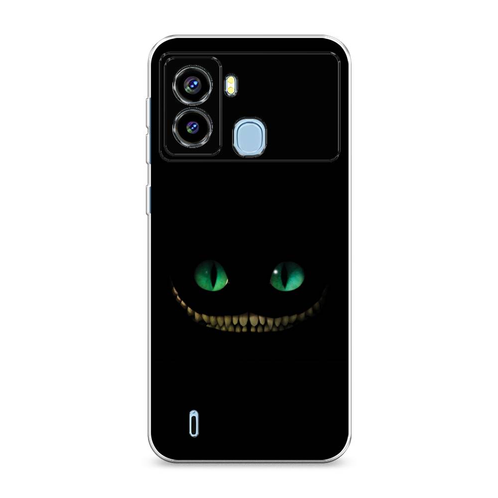 

Чехол Awog на Tecno Pop 6 "Зеленоглазый чеширский кот", Разноцветный, 302050-10