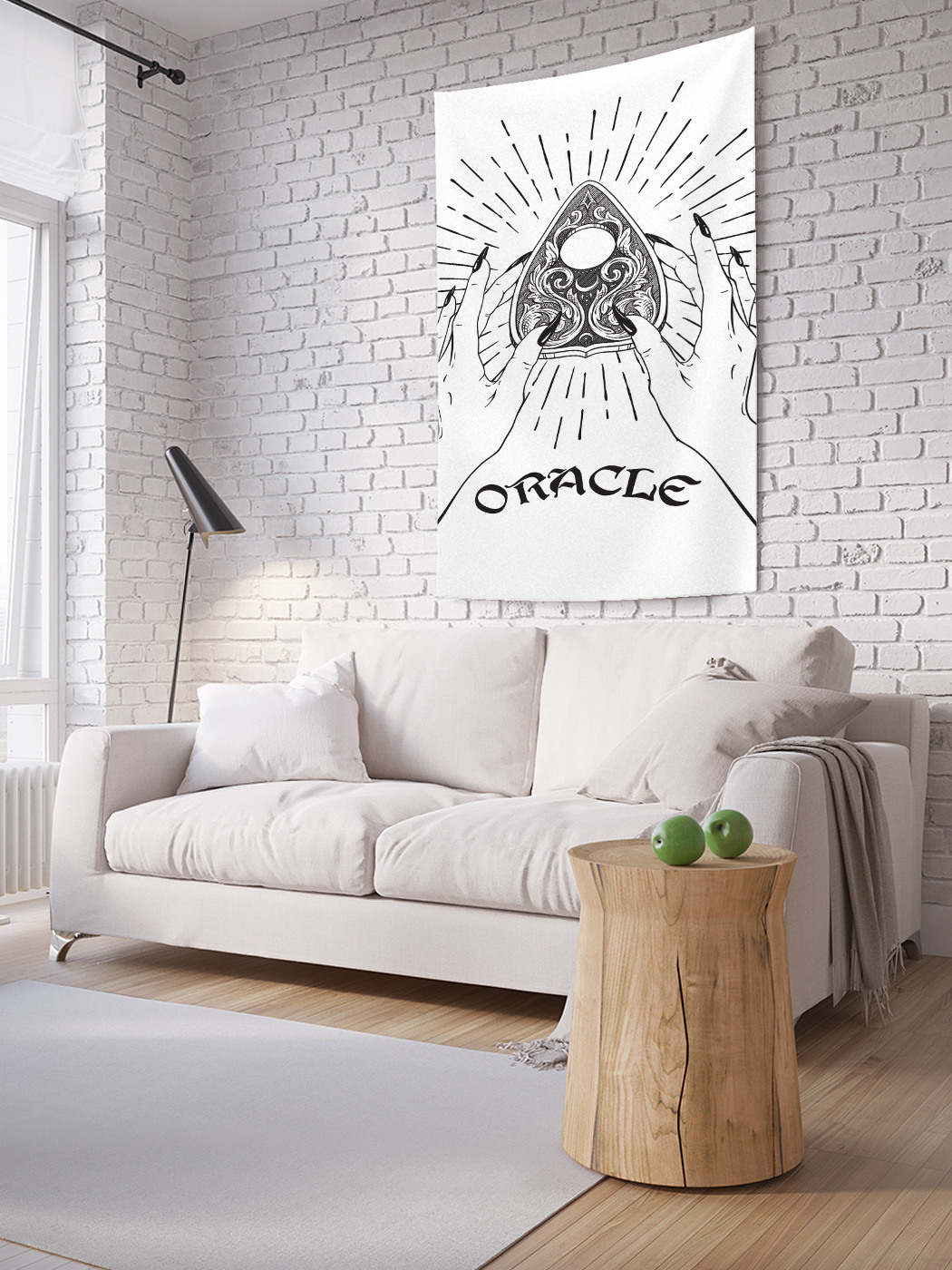 

Вертикальное фотопанно на стену JoyArty Оракул в руках 150x200 см, Оракул в руках