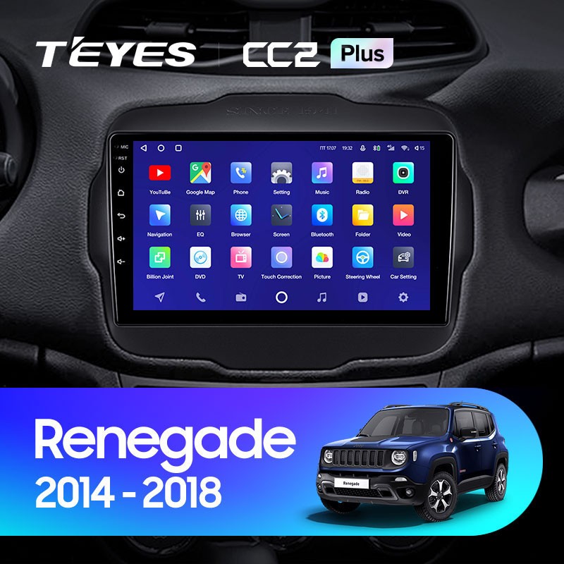 

Штатная магнитола Teyes CC2 Plus 6/128 Jeep Renegade (2014-2018), CC2 Plus