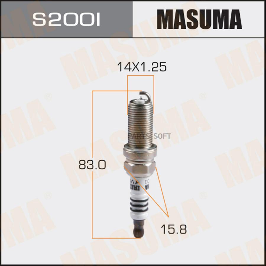 

Свеча зажигания IRIDIUM IRIDIUM (IKH16) MASUMA S200I