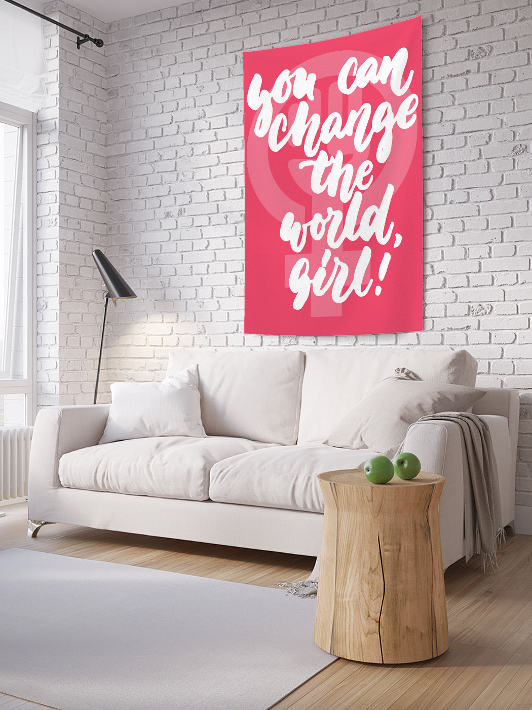 

Вертикальное фотопанно на стену JoyArty Ты можешь изменить мир девочка 150x200 см, Ты можешь изменить мир, девочка