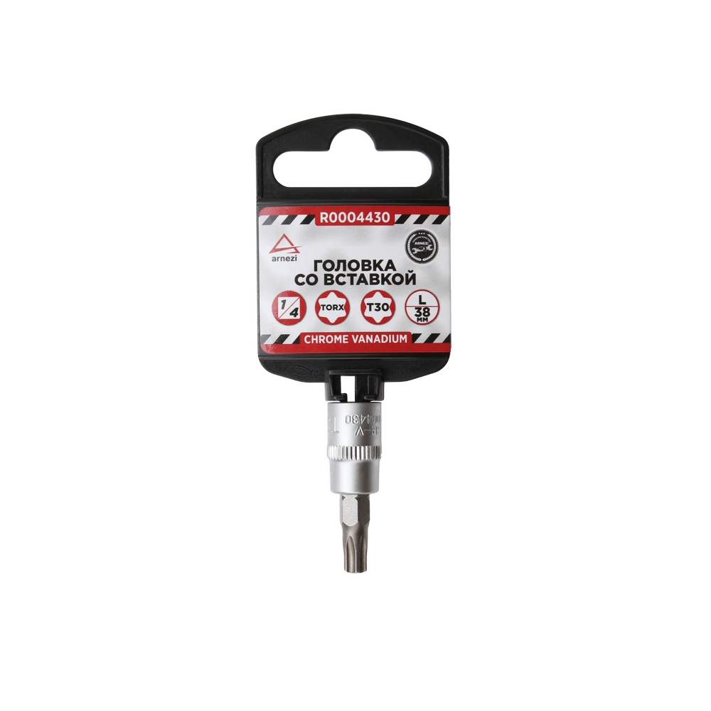 Головка 1/4 со вставкой TORX T30 L=38