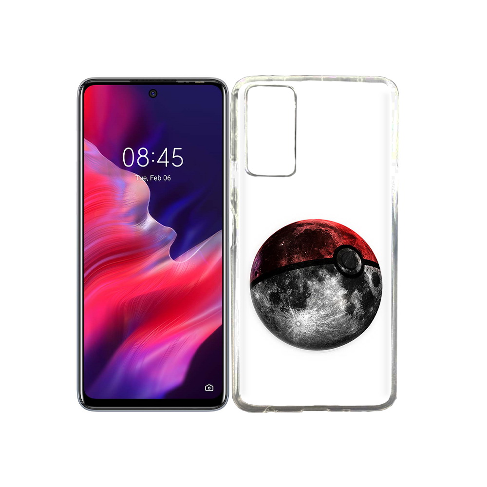 

Чехол MyPads Tocco для Tecno Pova 2 планета покебол, Прозрачный, Tocco