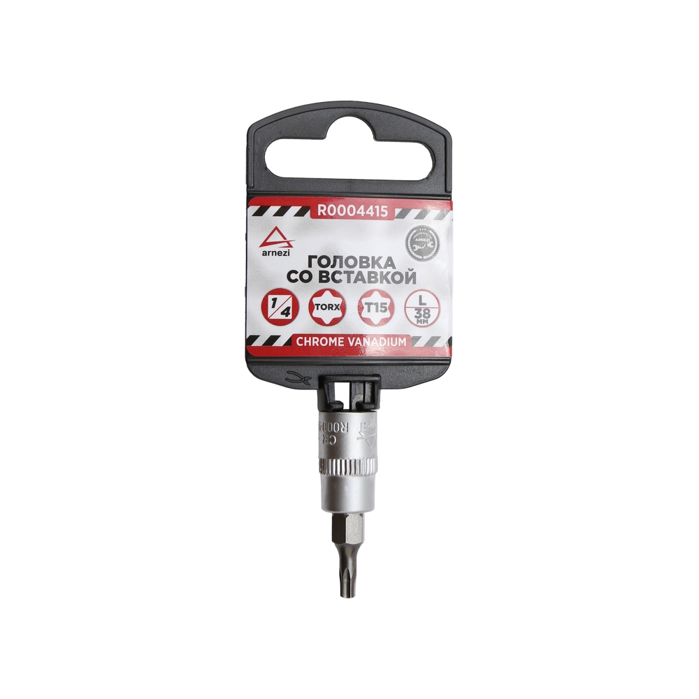 

Головка 1/4 со вставкой TORX T15 L=38
