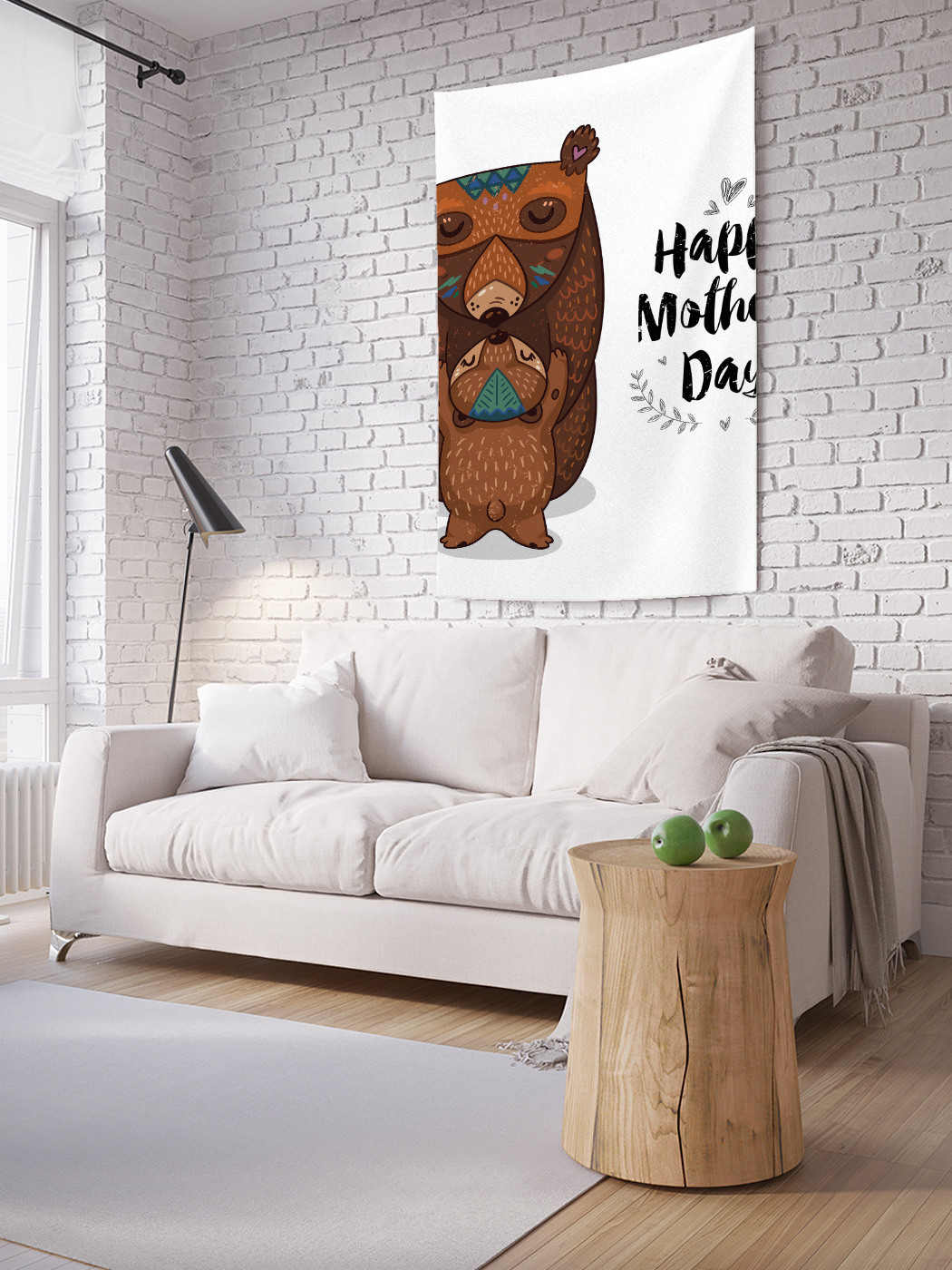 

Вертикальное фотопанно на стену JoyArty Счастье матери 150x200 см, Счастье матери