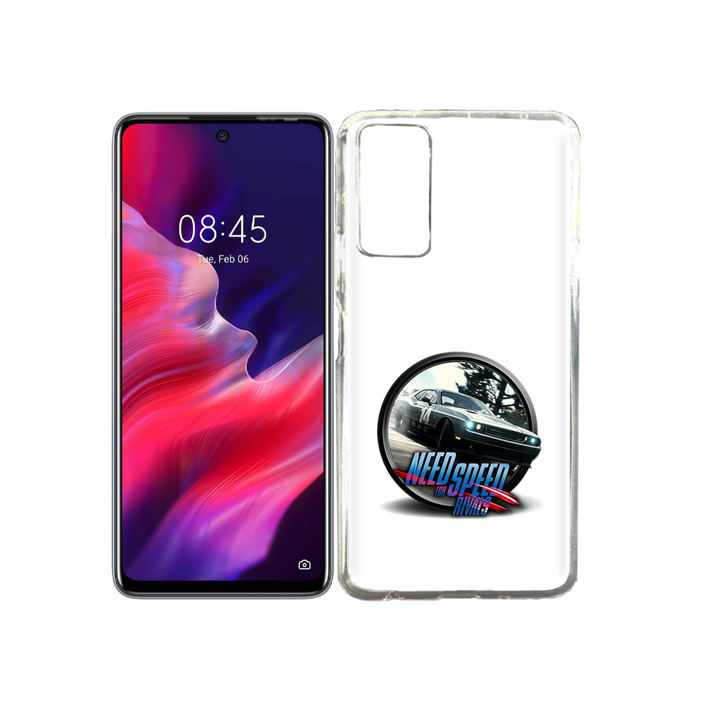 

Чехол MyPads Tocco для Tecno Pova 2 Гонки, Прозрачный, Tocco