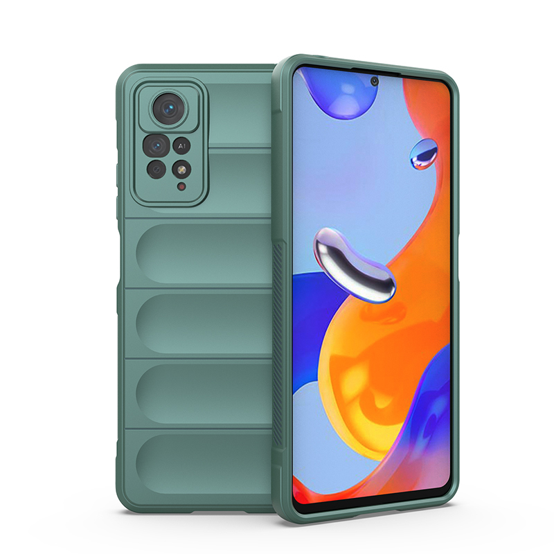 

Противоударный чехол Flexible Case для Xiaomi Redmi Note 11 Pro, зеленый, Flexible Case