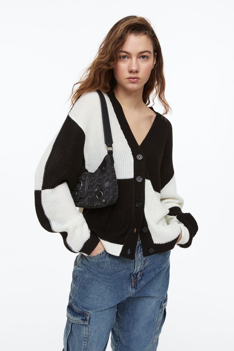 

Кардиган женский H&M 1130433002 черный L (доставка из-за рубежа), 1130433002