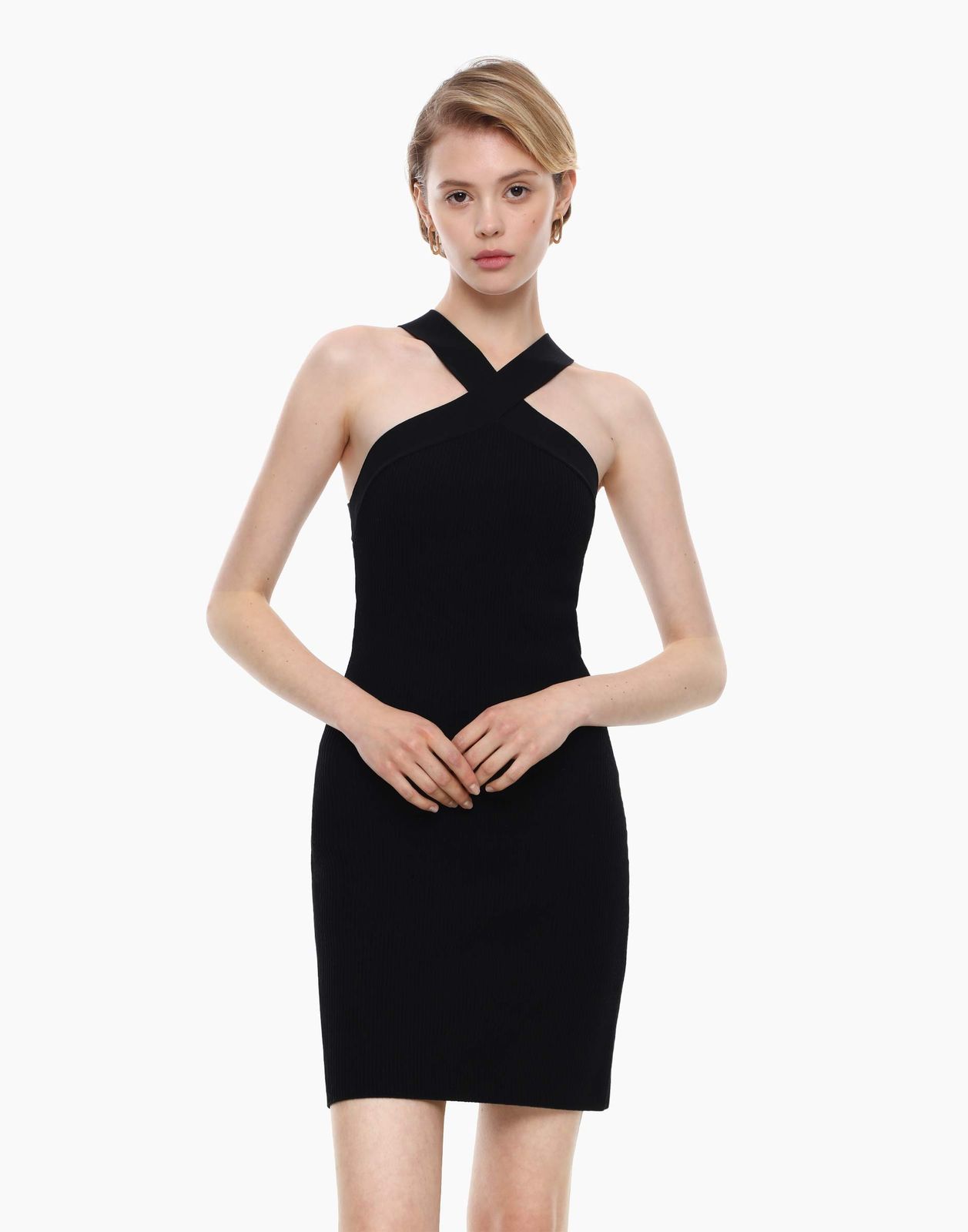 Платье женское Gloria Jeans GDR027601 черное L (48-50)
