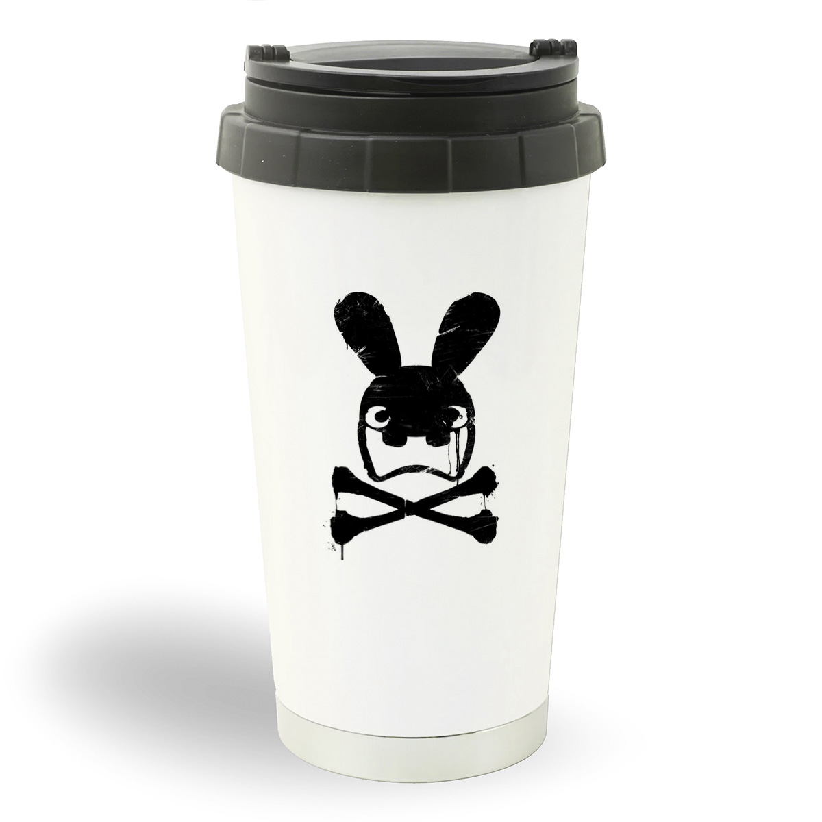 

Термостакан белый CoolPodarok Кролик Rabbit кости