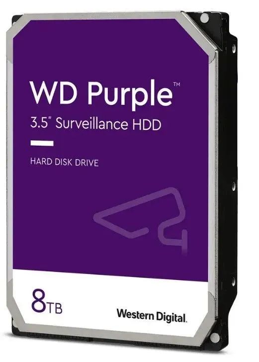 Жесткий диск WD Purple IntelliPower 8 ТБ (WD80PURX Purple)