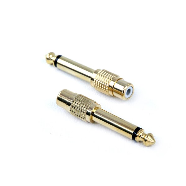 Переходник Invotone Jack - RCA AD160G золотистый 437₽