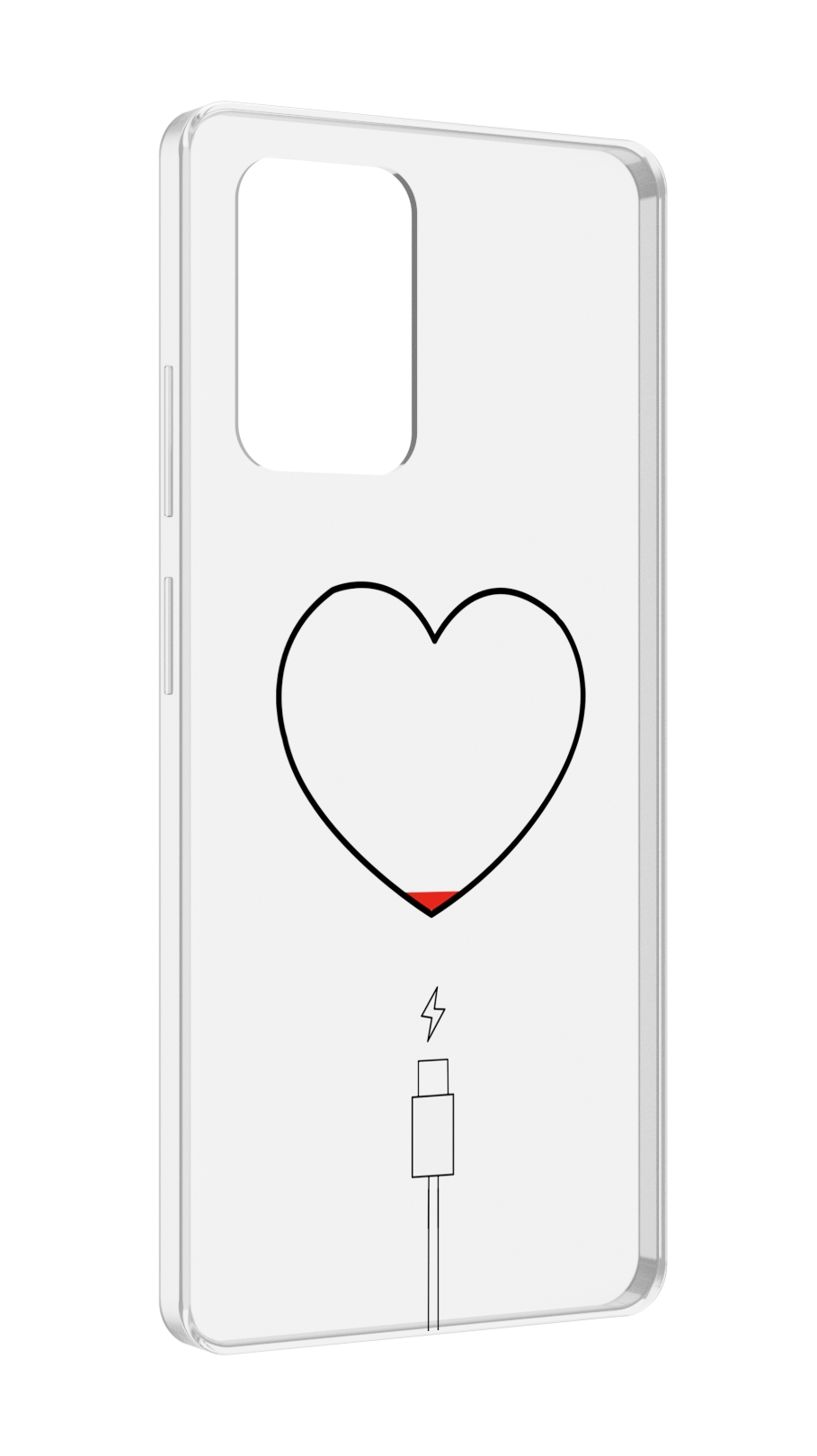 

Чехол MyPads зарядка-сердца для ZTE Blade V40 Pro, Tocco