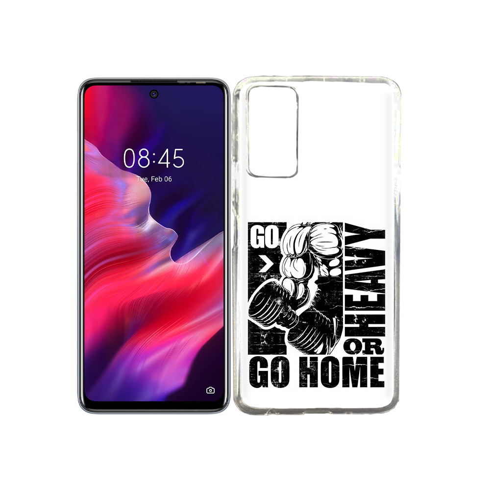 

Чехол MyPads Tocco для Tecno Pova 2 накаченные руки, Прозрачный, Tocco
