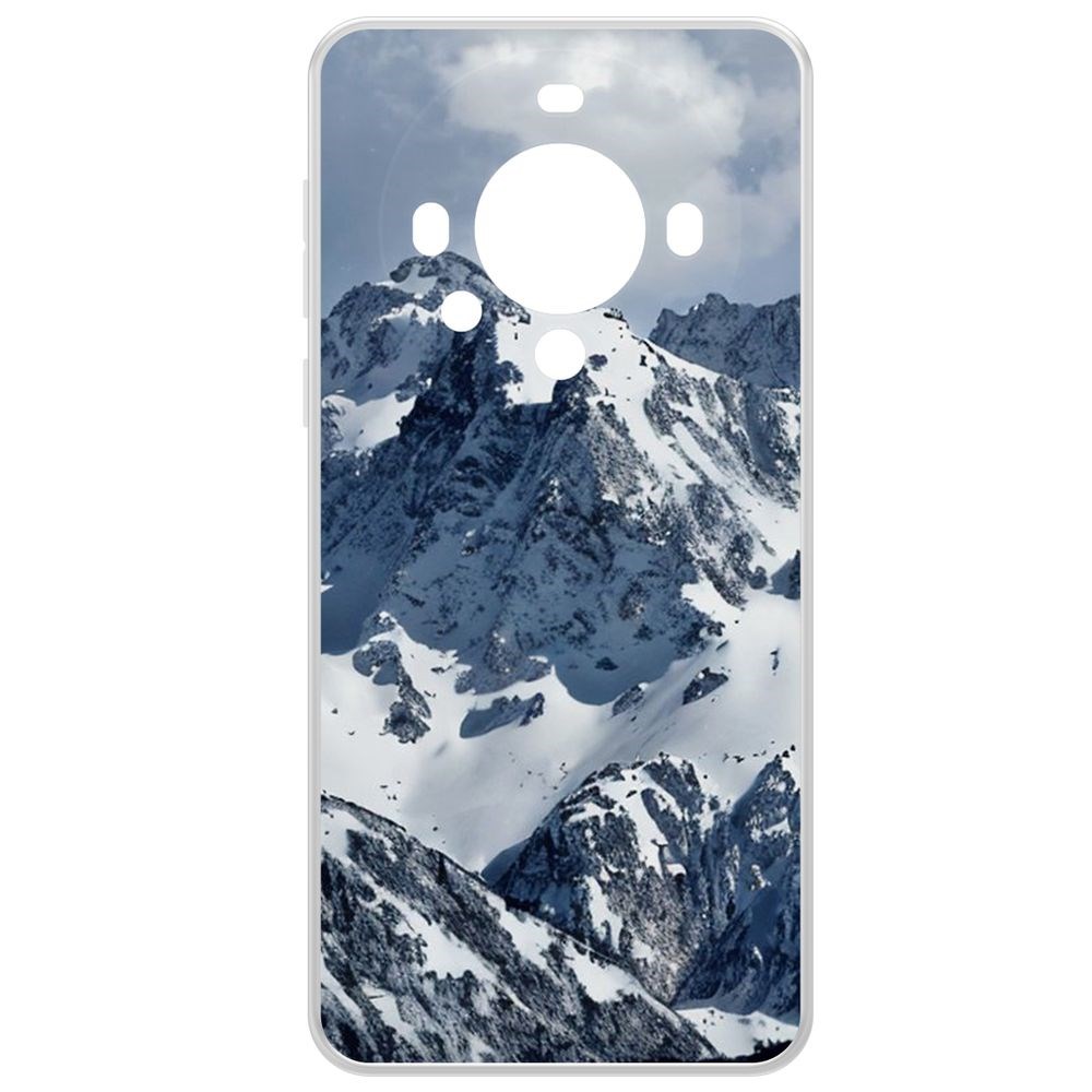 

Чехол-накладка Krutoff Clear Case Горы для Huawei Mate 60, Прозрачный