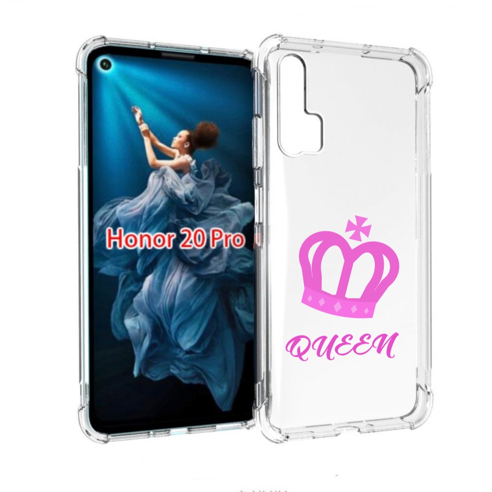 

Чехол бампер MyPads корона-королевы-розовый для Honor 20 Pro про, Прозрачный, Tocco