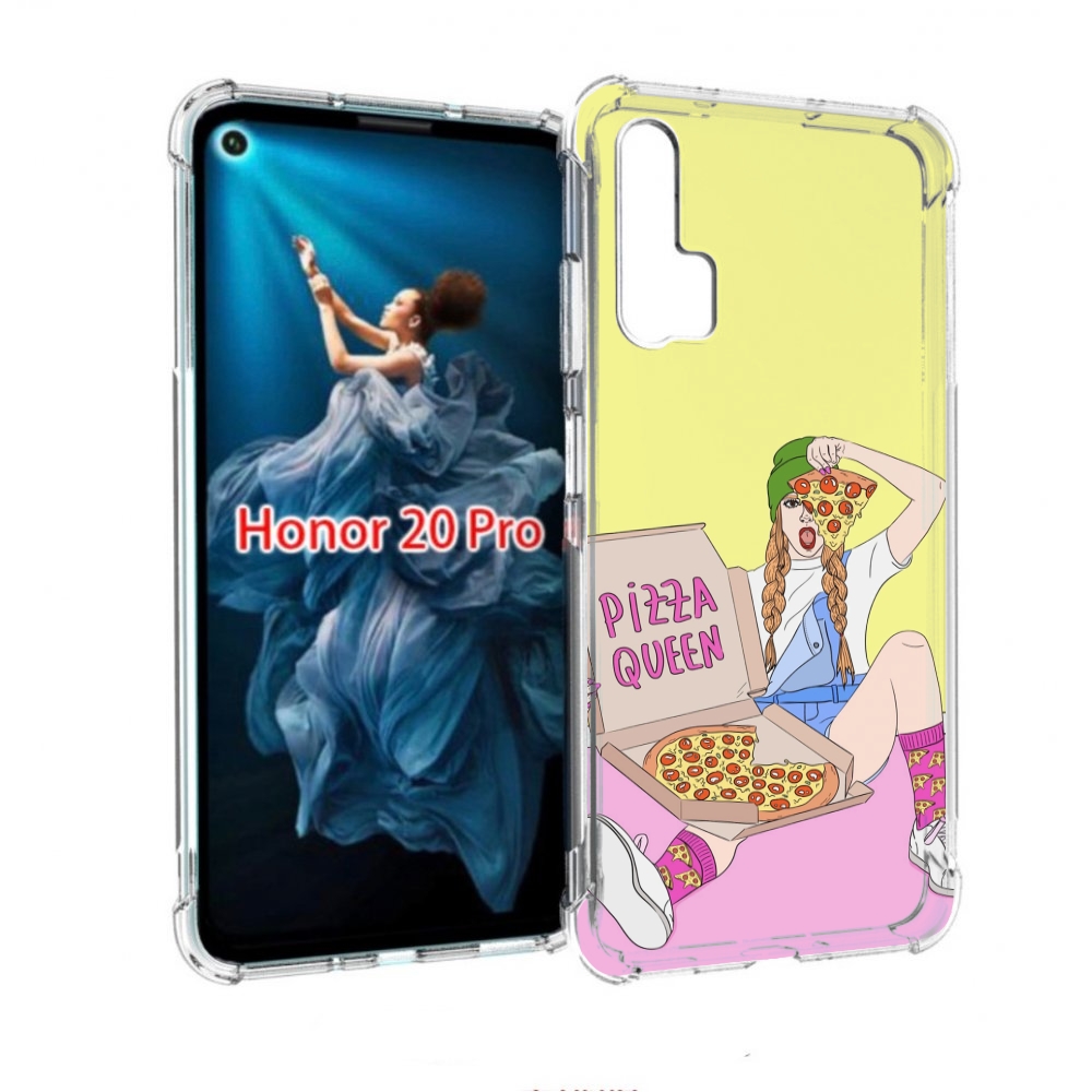 

Чехол бампер MyPads королева-пиццы женский для Honor 20 Pro прот, Прозрачный, Tocco