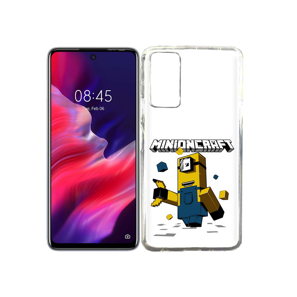 

Чехол MyPads Tocco для Tecno Pova 2 миньон, Прозрачный, Tocco