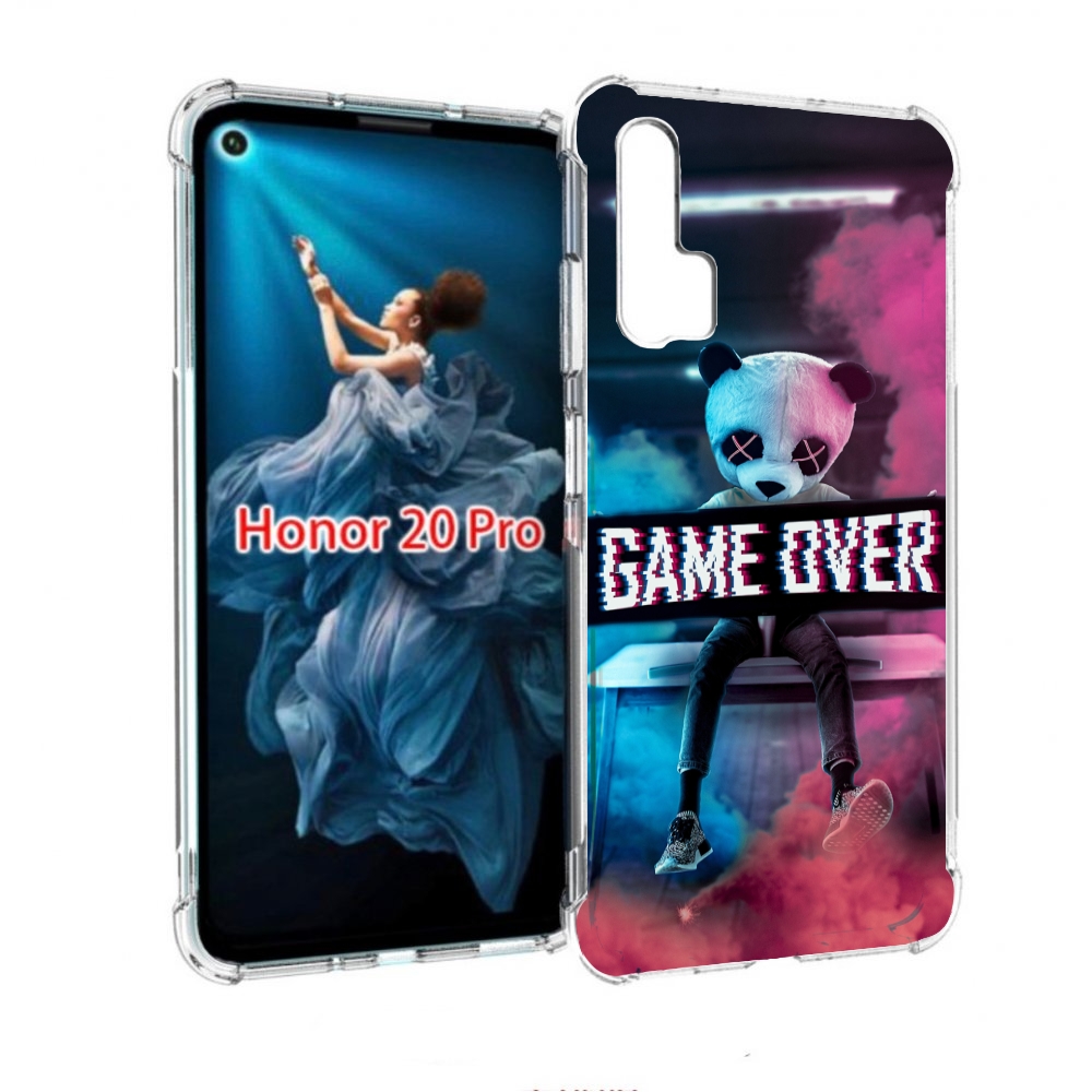 

Чехол бампер MyPads картина-панда для Honor 20 Pro противоударный, Прозрачный, Tocco