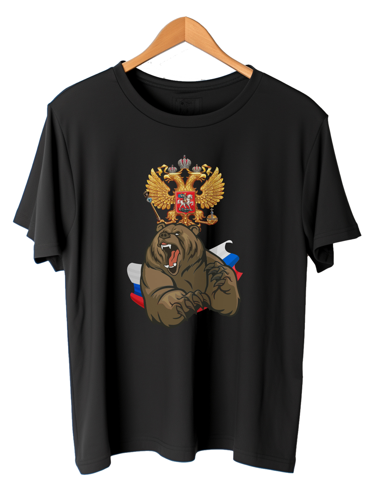 

Футболка унисекс MustHaveWear tshirt009RussMed черная 50 RU, Черный, tshirt009RussMed