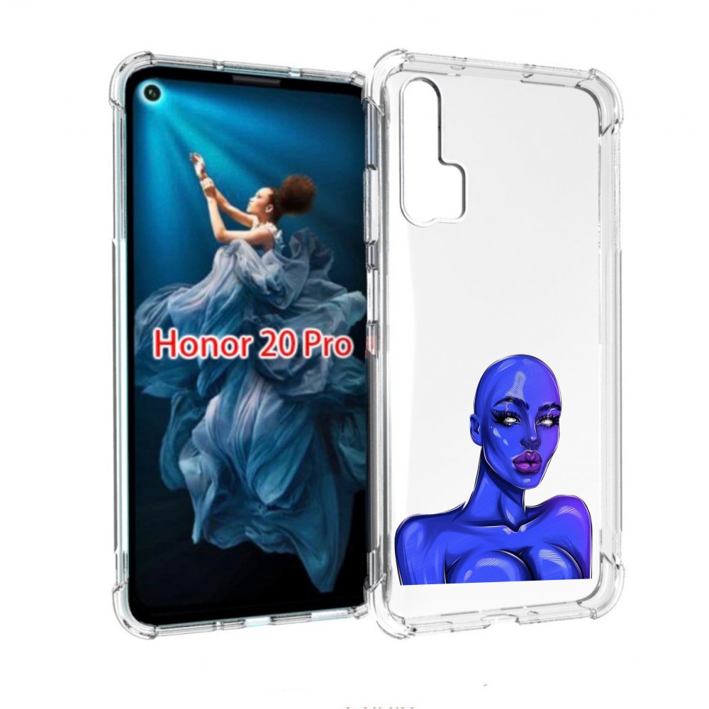 

Чехол бампер MyPads инопланетянка для Honor 20 Pro противоударный, Прозрачный, Tocco